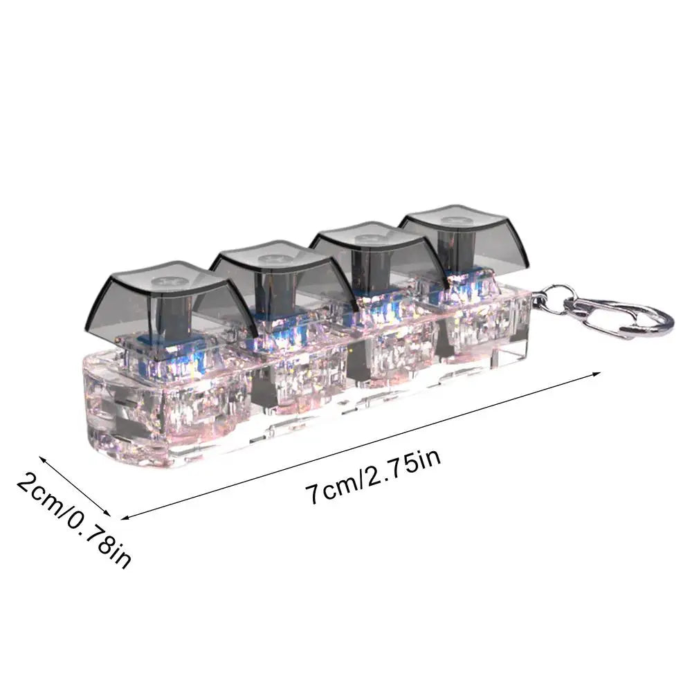 “Satisfying Click Keychain – Mechanical Keycap Fidget for Focus & Relaxation”