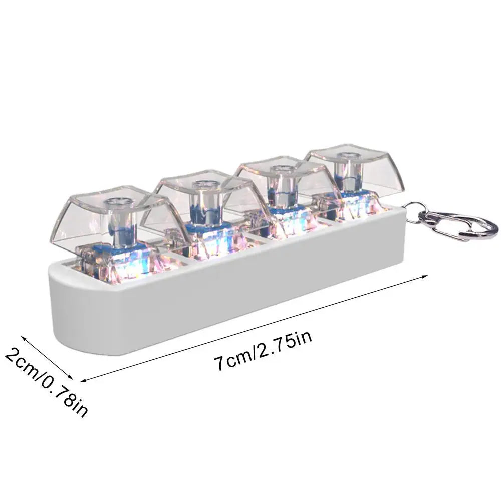 “Satisfying Click Keychain – Mechanical Keycap Fidget for Focus & Relaxation”