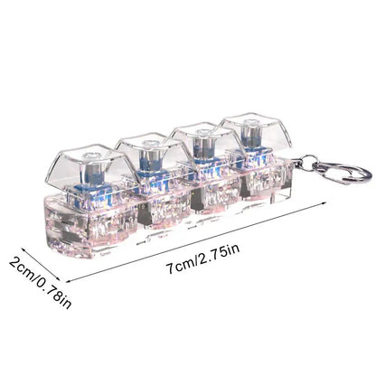 “Satisfying Click Keychain – Mechanical Keycap Fidget for Focus & Relaxation”