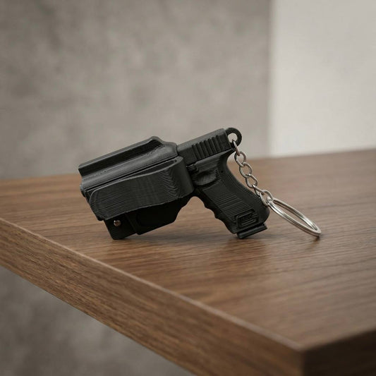 pistol keychain